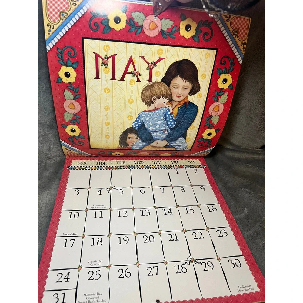 Mary Engelbreit 1998 Everydays a Holiday Calendar Vintage Whimsical Art Workman